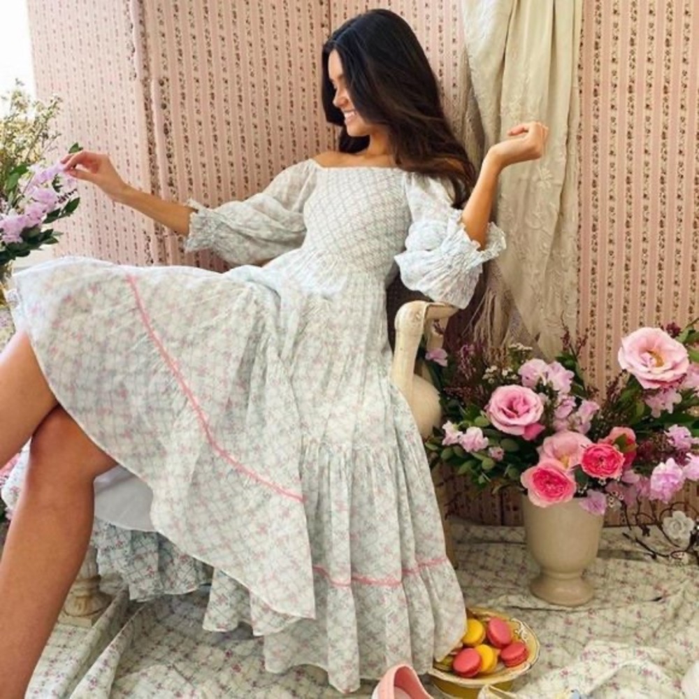 Love Shack Fancy Rigby dress size S